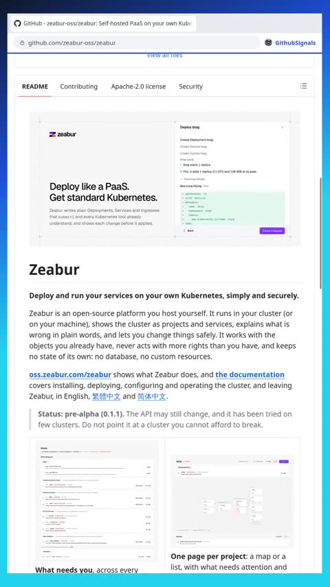 Video preview for zeabur-oss/zeabur