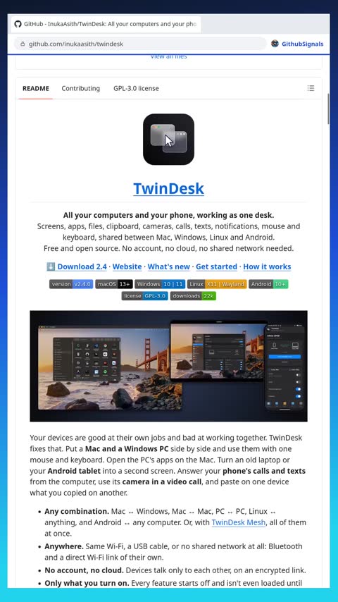Video preview for inukaasith/twindesk