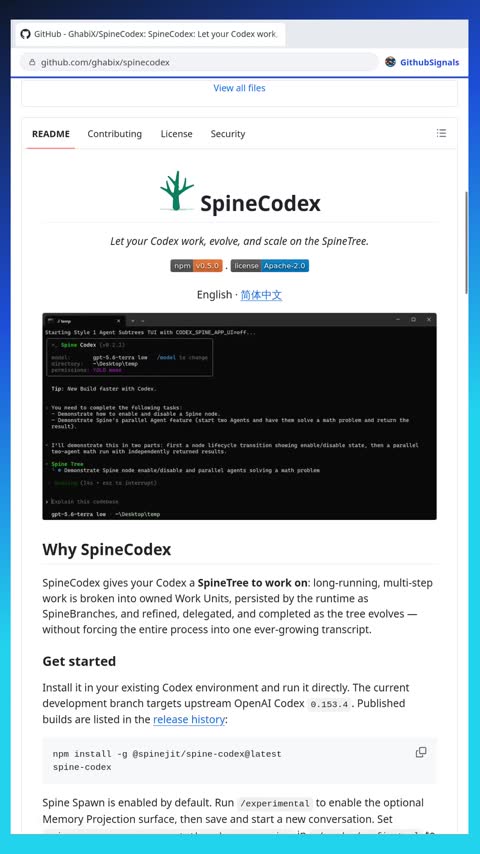 Video preview for ghabix/spinecodex
