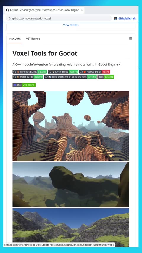 Video preview for zylann/godot_voxel