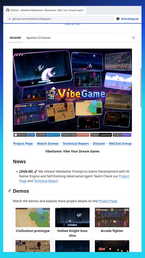 Video preview for tettethu/vibegame