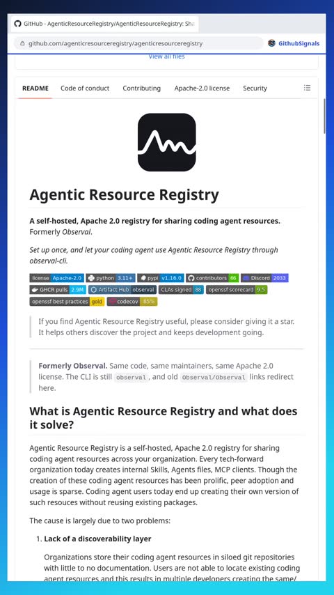 Video preview for agenticresourceregistry/agenticresourceregistry