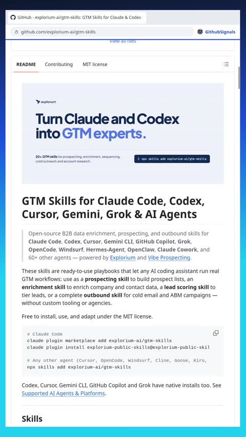 Video preview for explorium-ai/gtm-skills