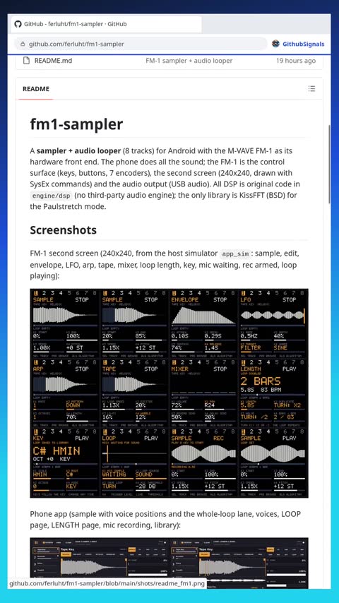 Video preview for ferluht/fm1-sampler
