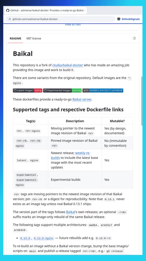 Video preview for aalmenar/baikal-docker