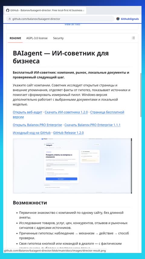 Video preview for balanov/baiagent-director