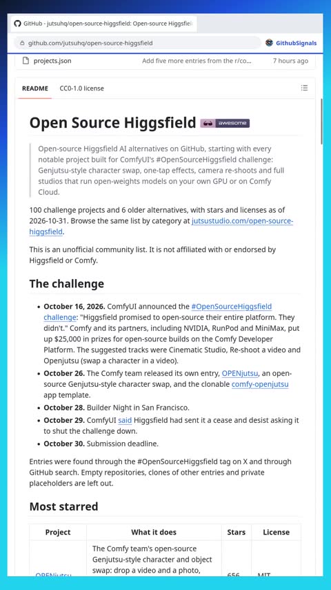 Video preview for jutsuhq/open-source-higgsfield