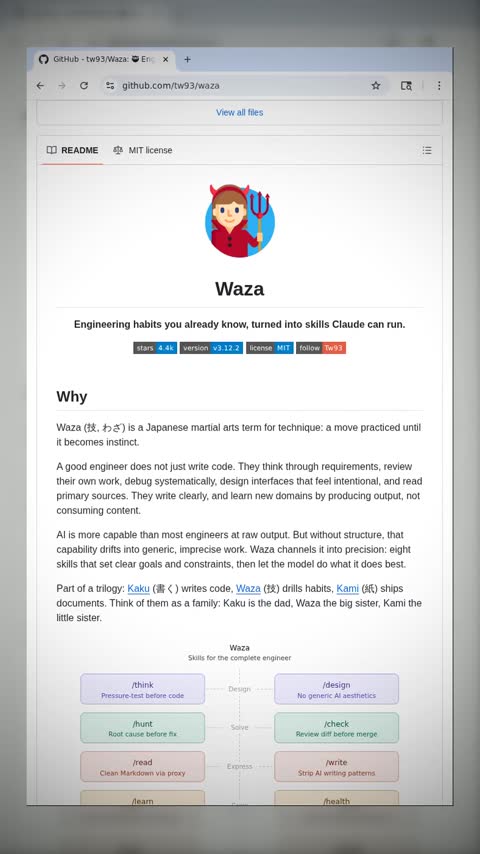 Video preview for tw93/waza