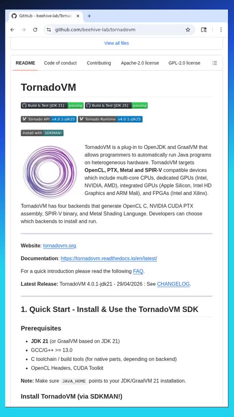 Video preview for beehive-lab/tornadovm