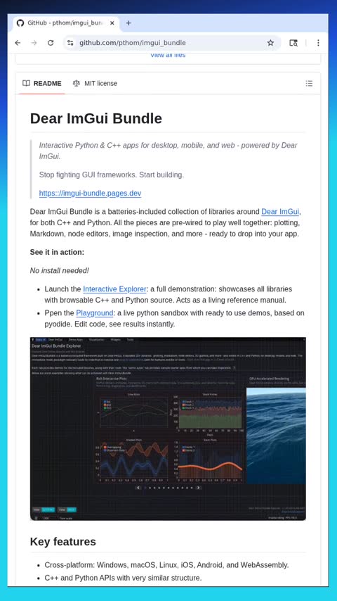 Video preview for pthom/imgui_bundle