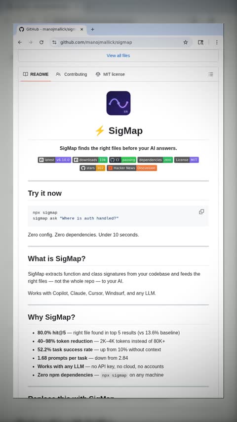 Video preview for manojmallick/sigmap