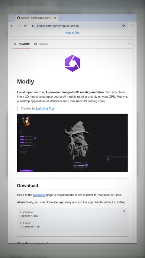 Video preview for lightningpixel/modly