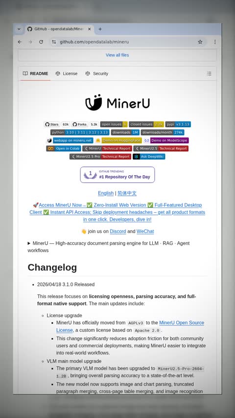 Video preview for opendatalab/mineru