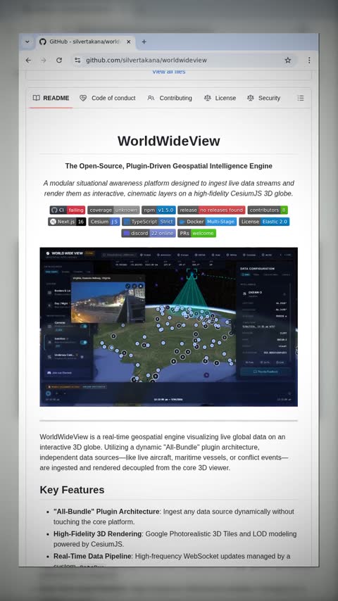 Video preview for silvertakana/worldwideview