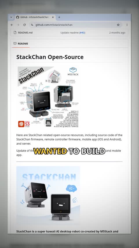 Video preview for m5stack/stackchan
