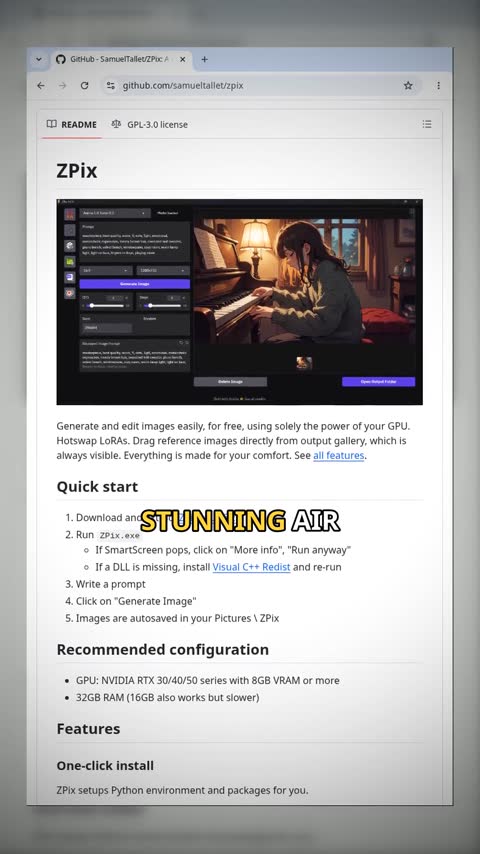 Video preview for samueltallet/zpix