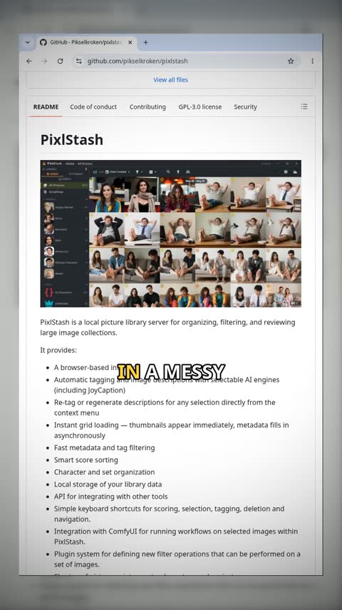 Video preview for pikselkroken/pixlstash