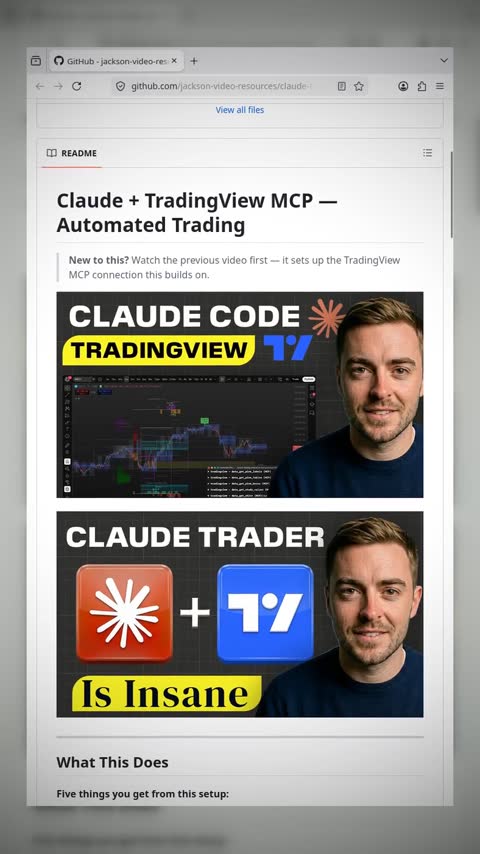 Video preview for jackson-video-resources/claude-tradingview-mcp-trading
