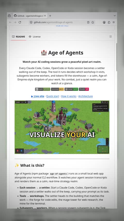 Video preview for agentsmill/age-of-agents