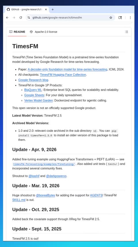 Video preview for google-research/timesfm