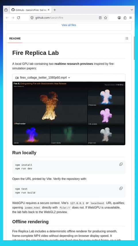 Video preview for taesiri/fire