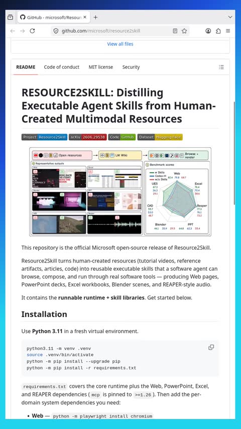Video preview for microsoft/resource2skill
