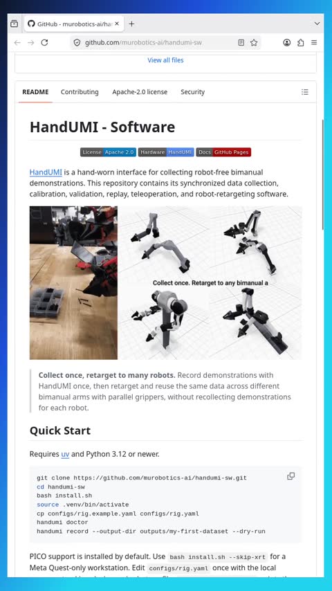 Video preview for murobotics-ai/handumi-sw