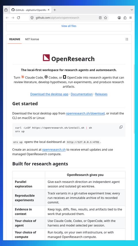 Video preview for alphaxiv/openresearch