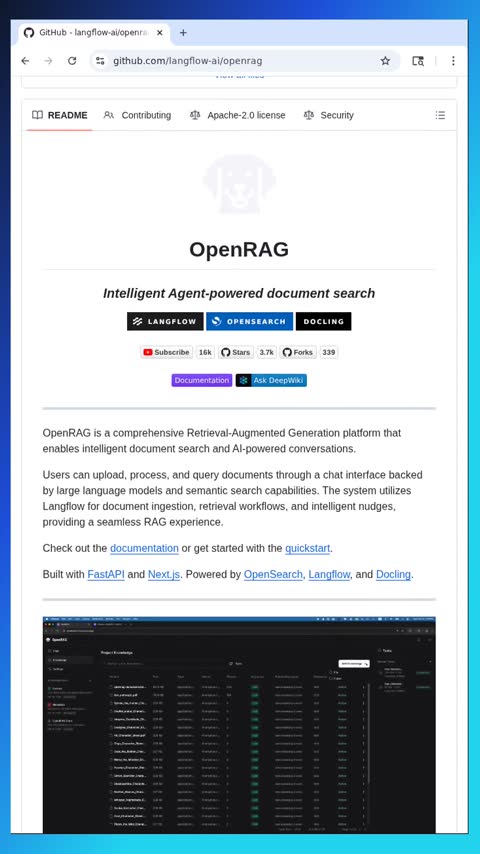 Video preview for langflow-ai/openrag