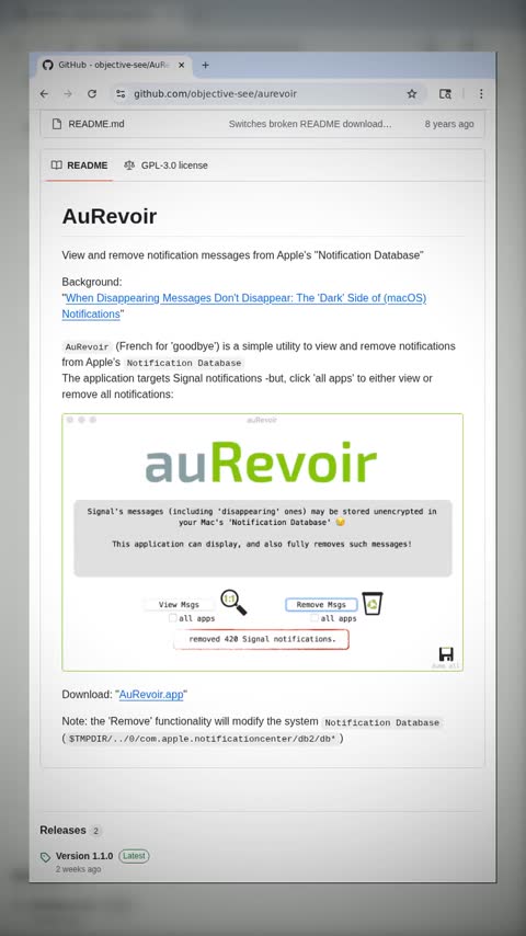 Video preview for objective-see/aurevoir