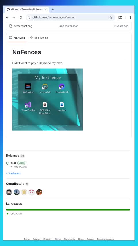 Video preview for twometer/nofences