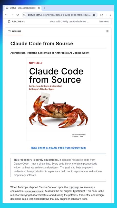 Video preview for alejandrobalderas/claude-code-from-source