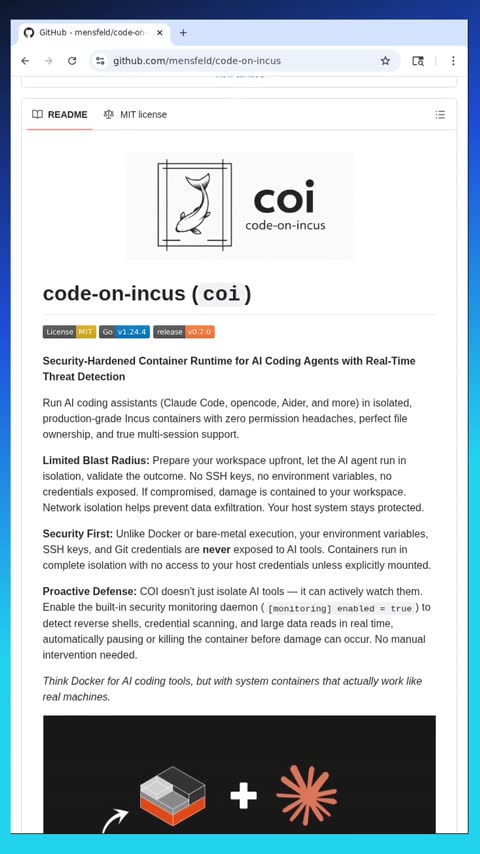 Video preview for mensfeld/code-on-incus