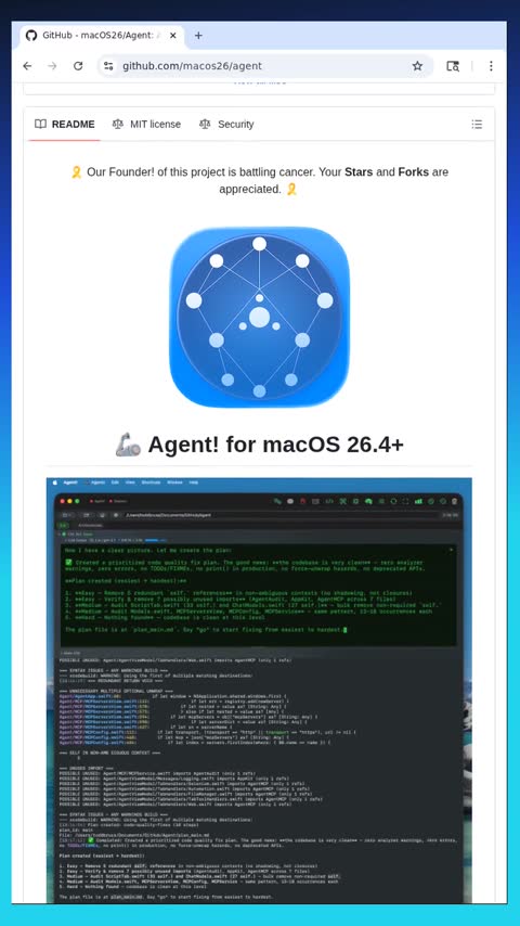 Video preview for macos26/agent