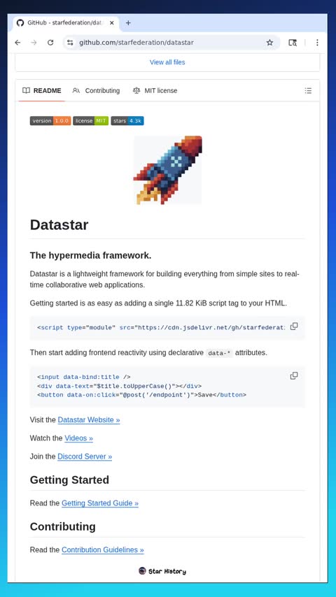 Video preview for starfederation/datastar