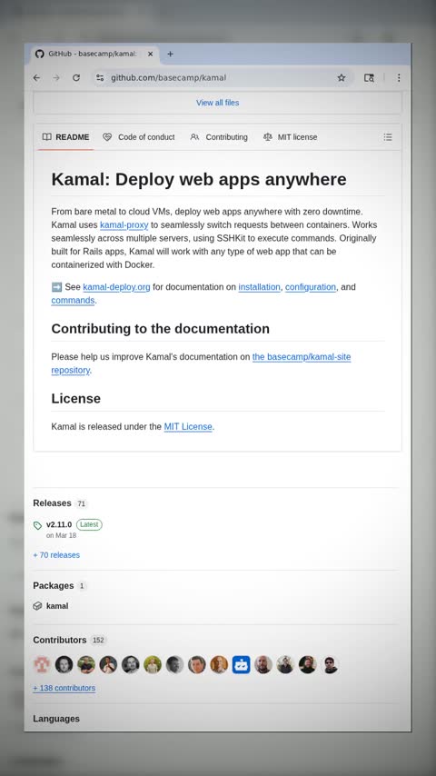 Video preview for basecamp/kamal